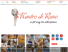 Tablet Screenshot of nastrodiraso.com